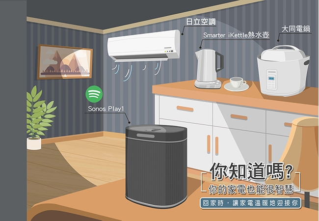【家電整合情境三】回家時,讓家電溫暖地迎接你